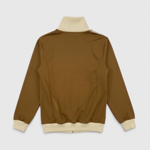 Adidas Originals Ζακέτα Φόρμας Καφέ με Εκρού Λεπτομέρειες /pre owned